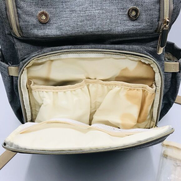 Musgoody Fashion Mommy Deluxe Diaper Bag Backpack Large 7 Pockets! Diaper Pad main image 7